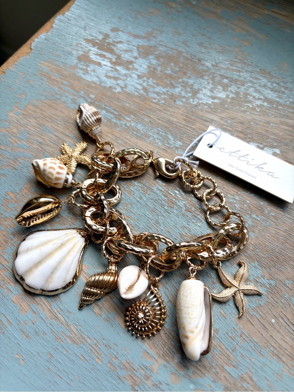 Ettika Mermaid Tears Bracelet in Gold - Picture 5 of 6